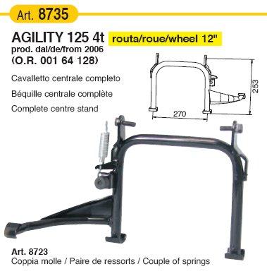 Cavalletto Agility 125 -150 R.12