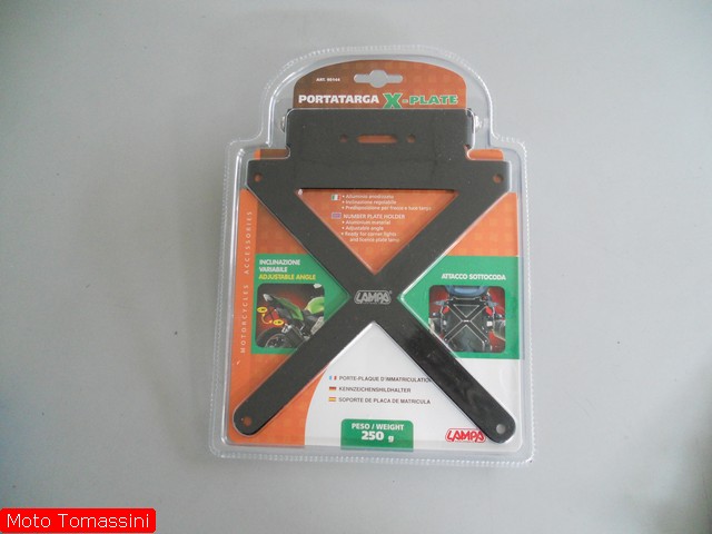 Portatarga Universale Moto Regolabile