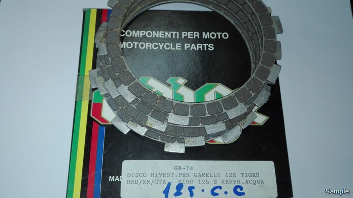 Serie dischi Frizione GARELLI 125 STRADA /SPORT/TRS/XR/