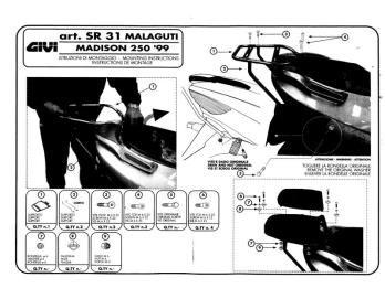 Porta Pacchi Malaguti Madison 250